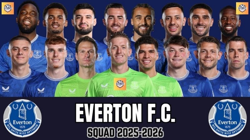 Đội hình của Everton mùa giải hiện tại